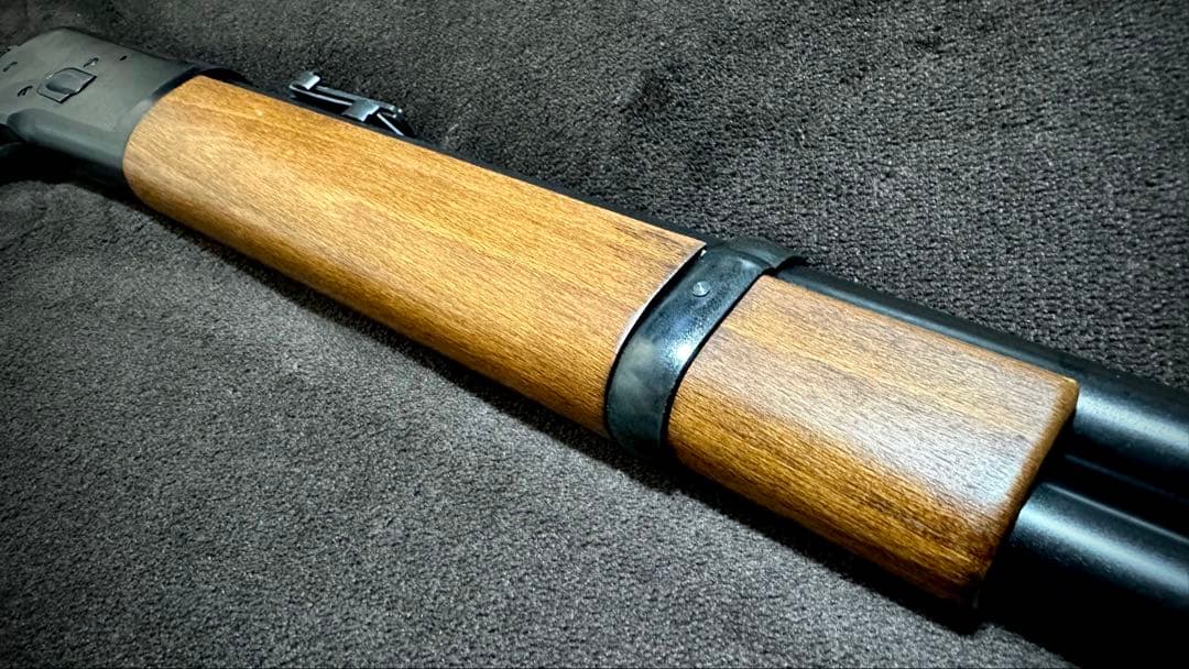 マルシン ウィンチェスター M1892 ブラック 高級ブナ材仕様 6mmBBガス