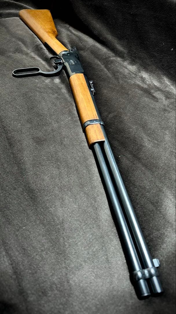 マルシン ウィンチェスター M1892 ブラック 高級ブナ材仕様 6mmBBガス