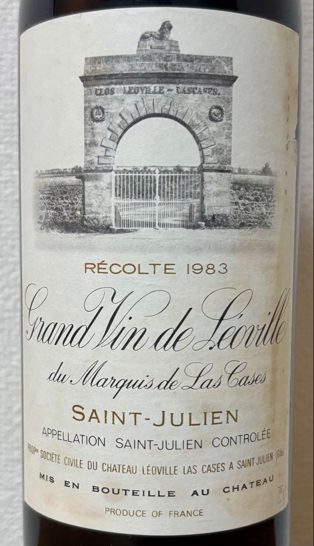 S*R様 シャトー・レオヴィル・ラス・カーズ　1983