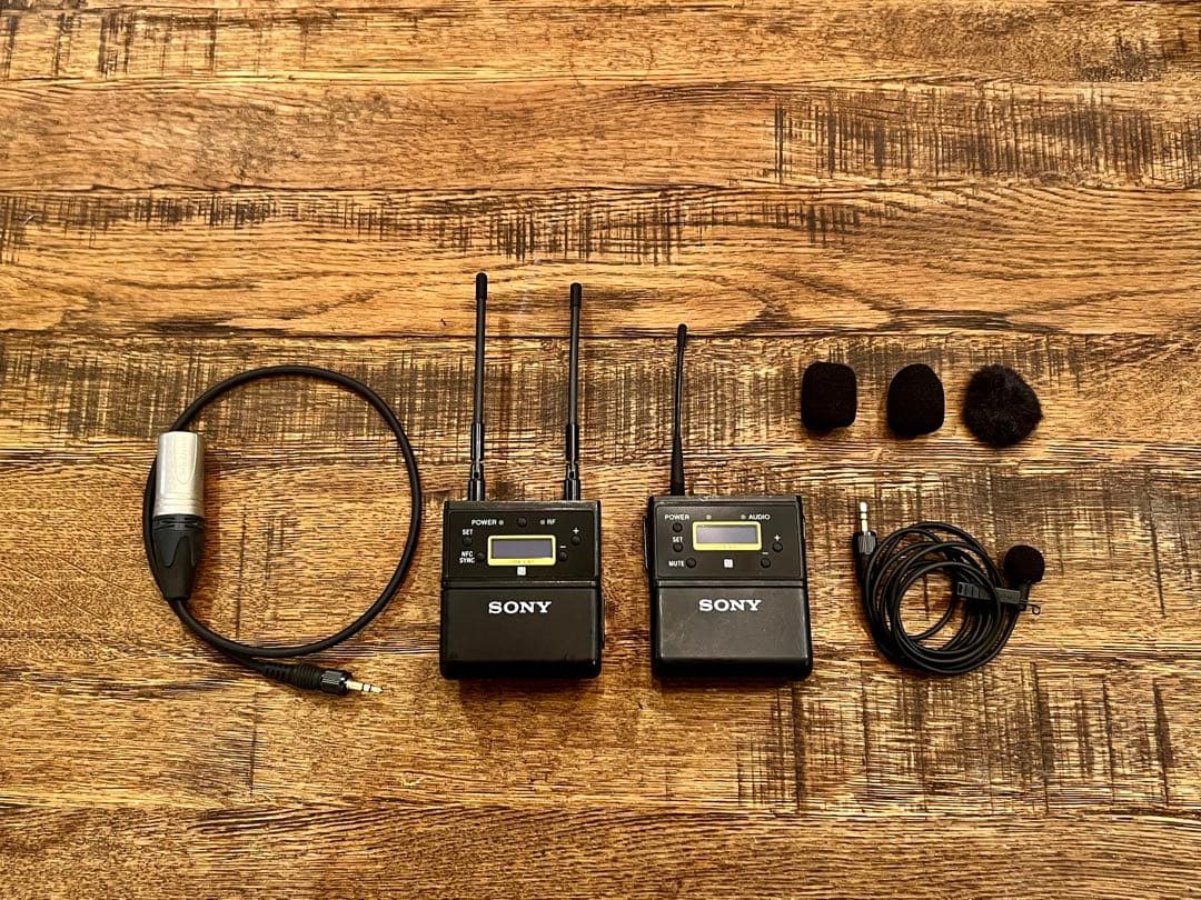 SONY UWP-D21 ワイヤレスピンマイク 良品 欠品あり おまけ付き