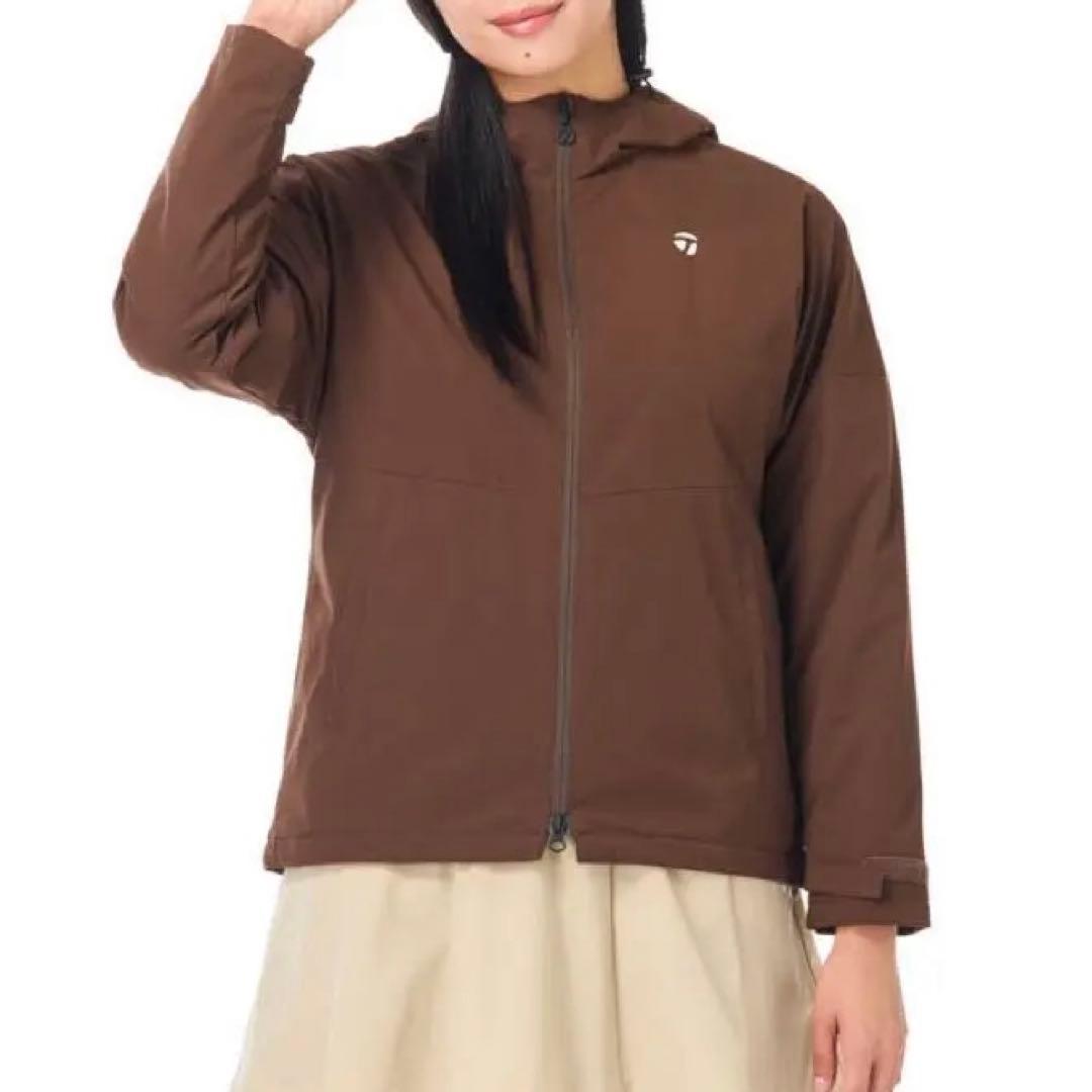 TaylorMade アウター　ブラウン ジャケット フード付き