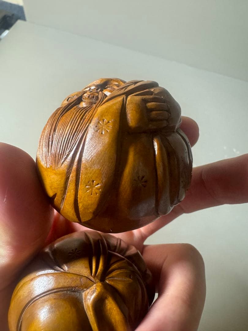 2535  『布袋　七福神』　置物　2客