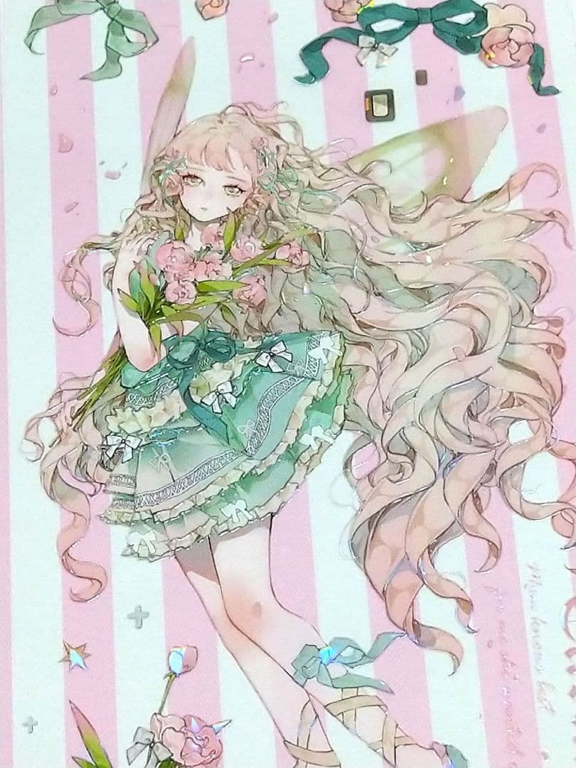 J1106＃花灵仙境(贝壳光)Dailylife切り売り海外人物マステ女の子