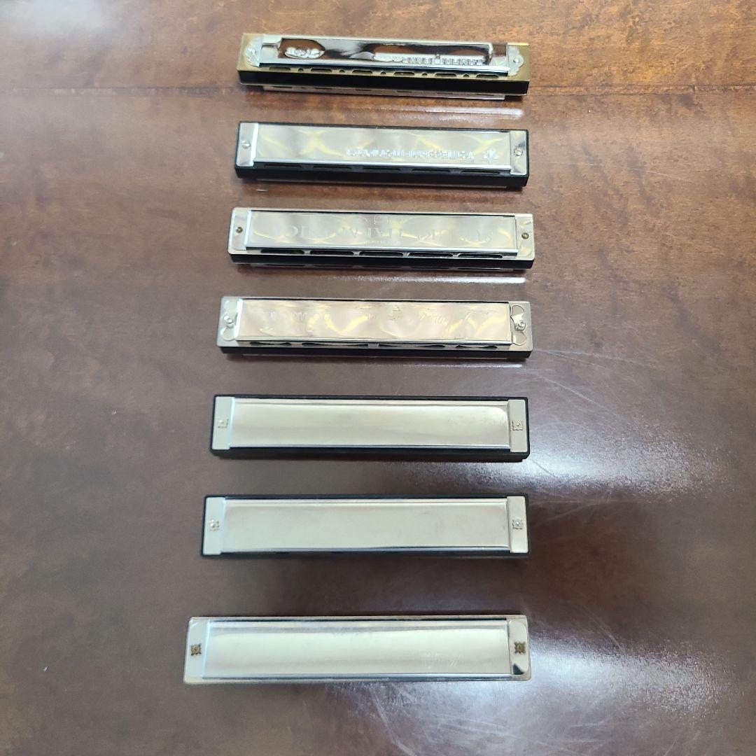 ハーモニカセット TOMBO BAND 21 & SUZUKI　まとめ売り7台