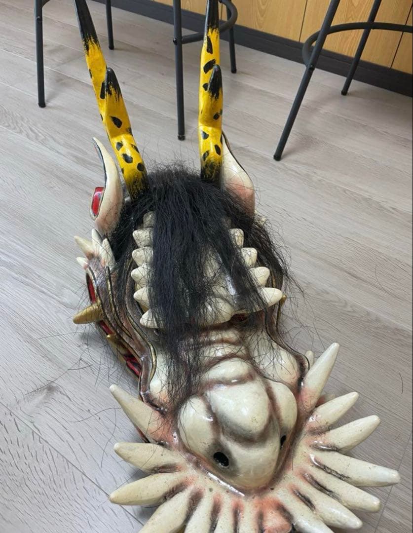 ね*ン様 神楽　大蛇　お面　石見神楽