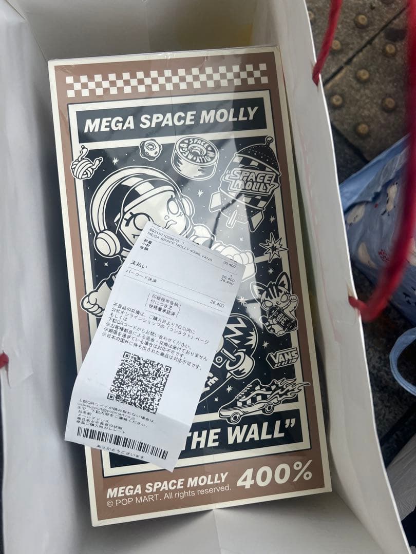 その他 POPMART MEGA SPACE MOLLY 400% VANS