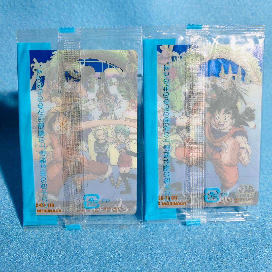 【未開封】森永 ジャンプ40周年 ドラゴンボール×ワンピース スペシャルコンビ