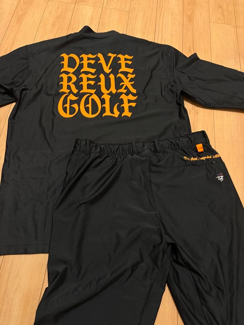 DEVERAUX ゴルフウェア 長袖シャツとショートパンツセット