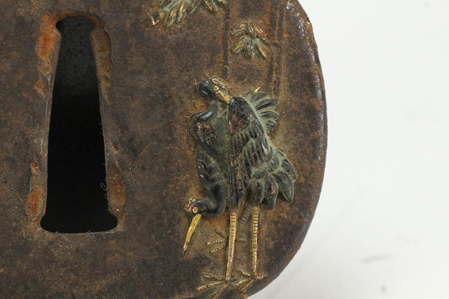 武具甲冑 刀 装具 鍔 六件 まとめて(K-A148)