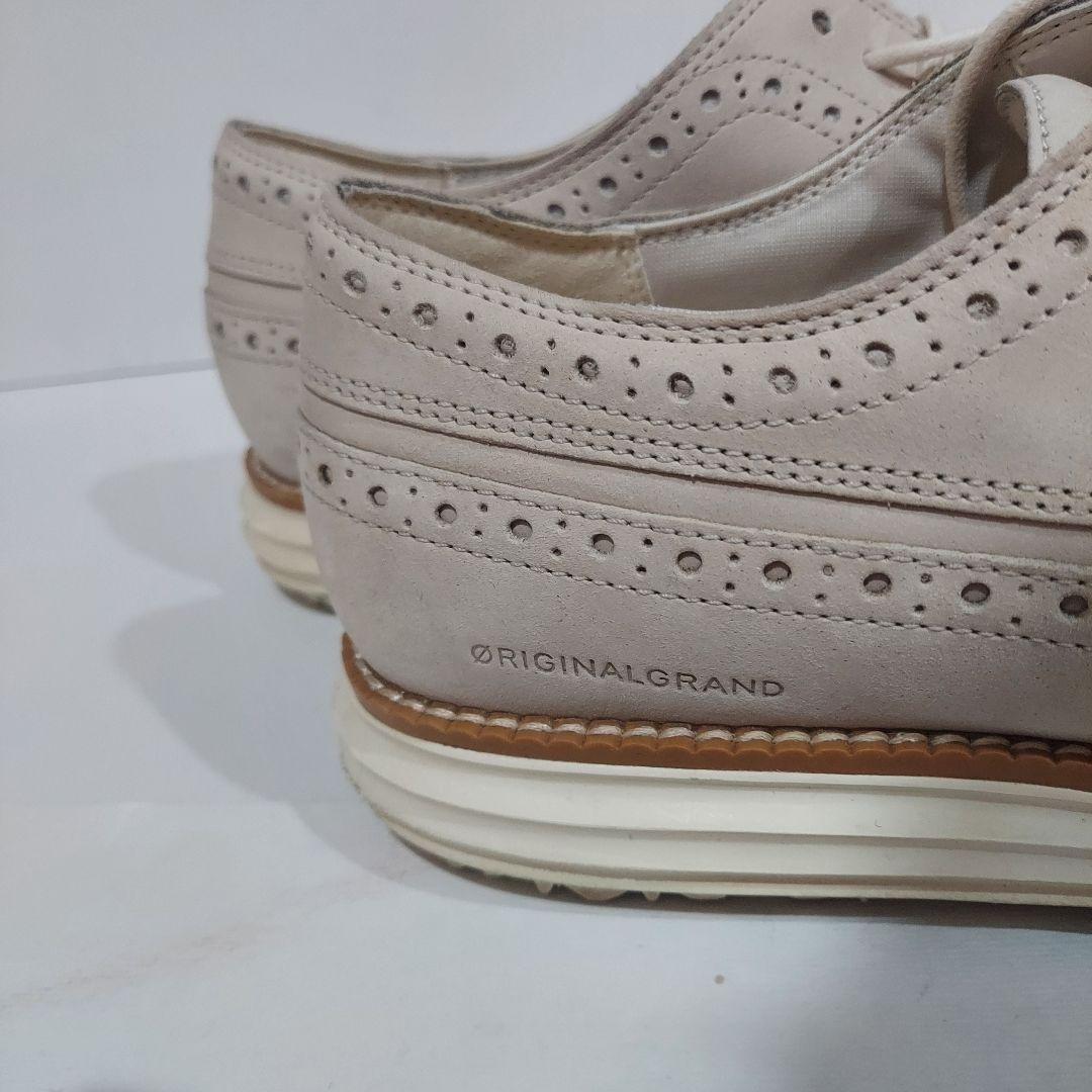 ☆極美品☆COLE HAAN ウィングチップ ゴルフシューズ グレー8B
