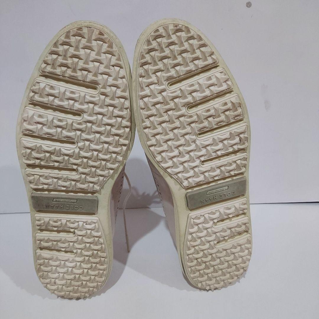 ☆極美品☆COLE HAAN ウィングチップ ゴルフシューズ グレー8B