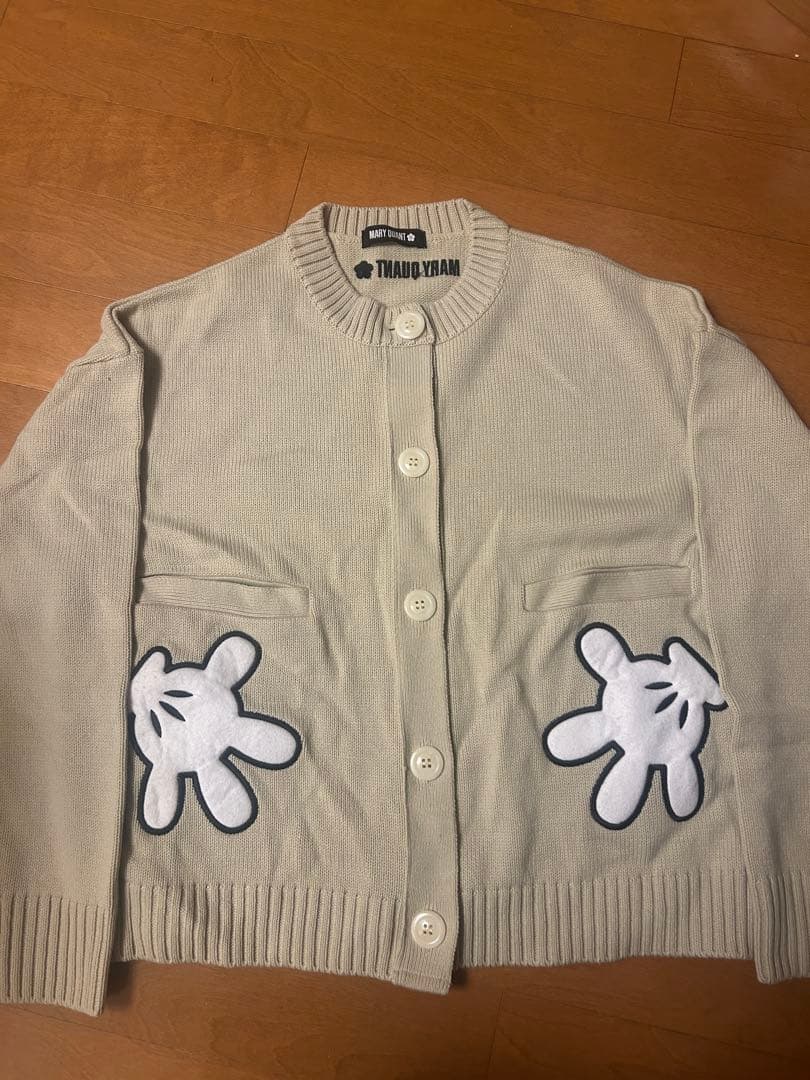 MARY QUANT マリークワント　ディズニー 長袖カーディガン ニット