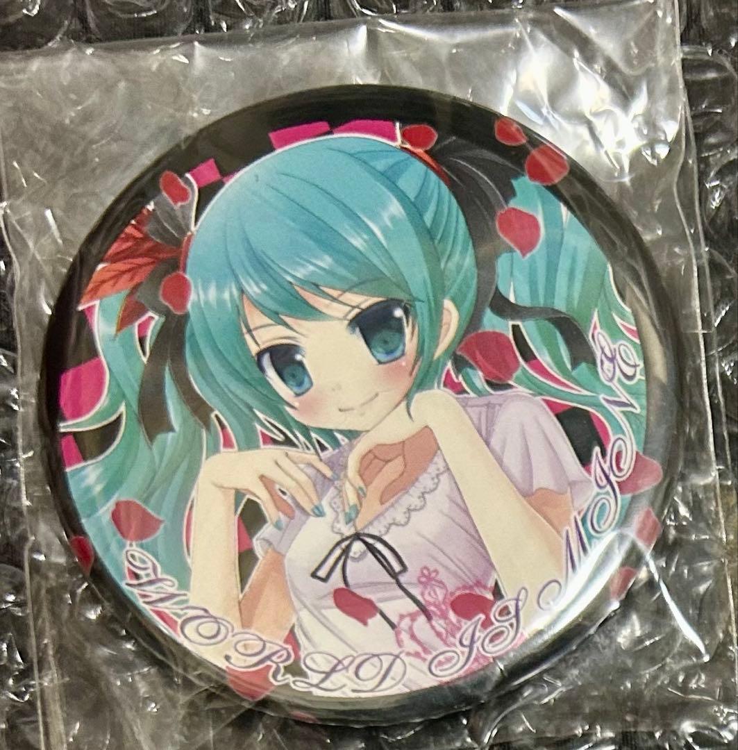 初音ミク　ワールドイズマイン　缶バッジ　レア