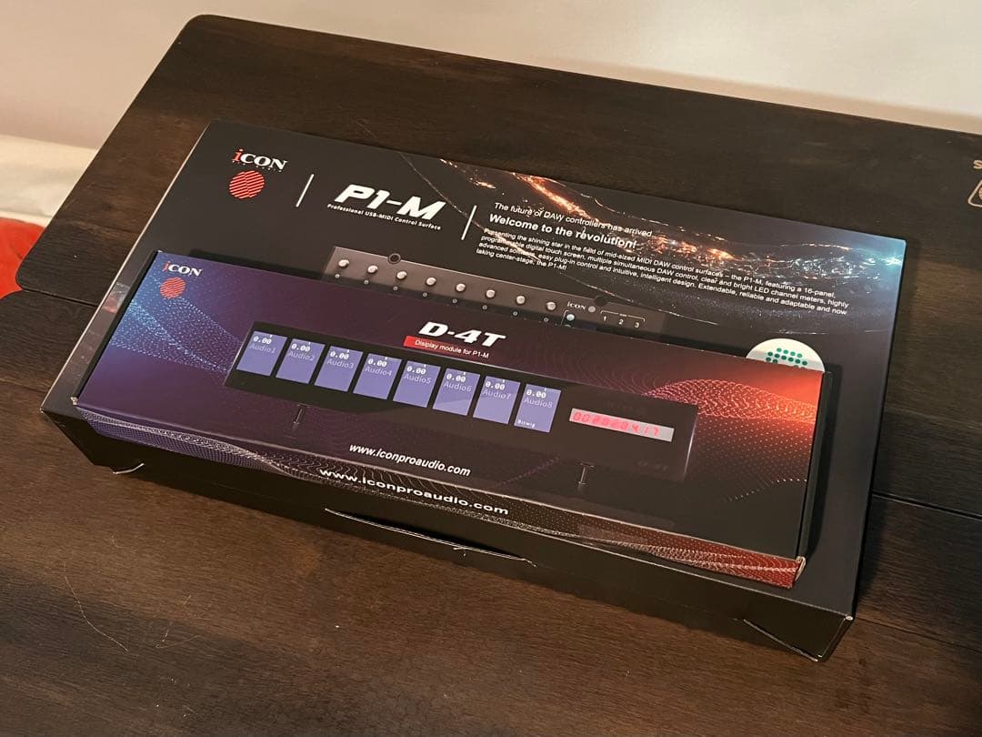 【美品】iCON P1-M & D4T セットDAWコントローラー（4ヶ月使用）