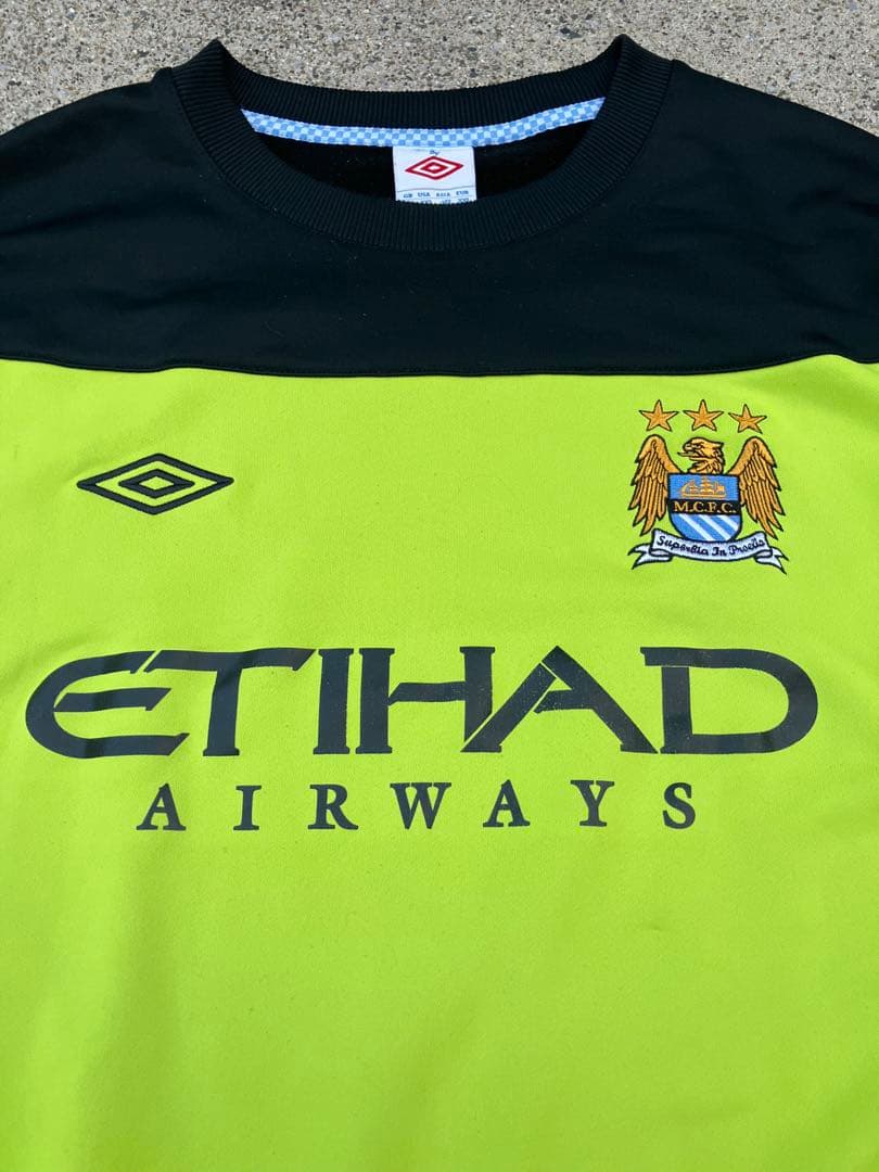 【希少】UMBRO×マンチェスターシティ/スウェット/ドリルトップ 3XL