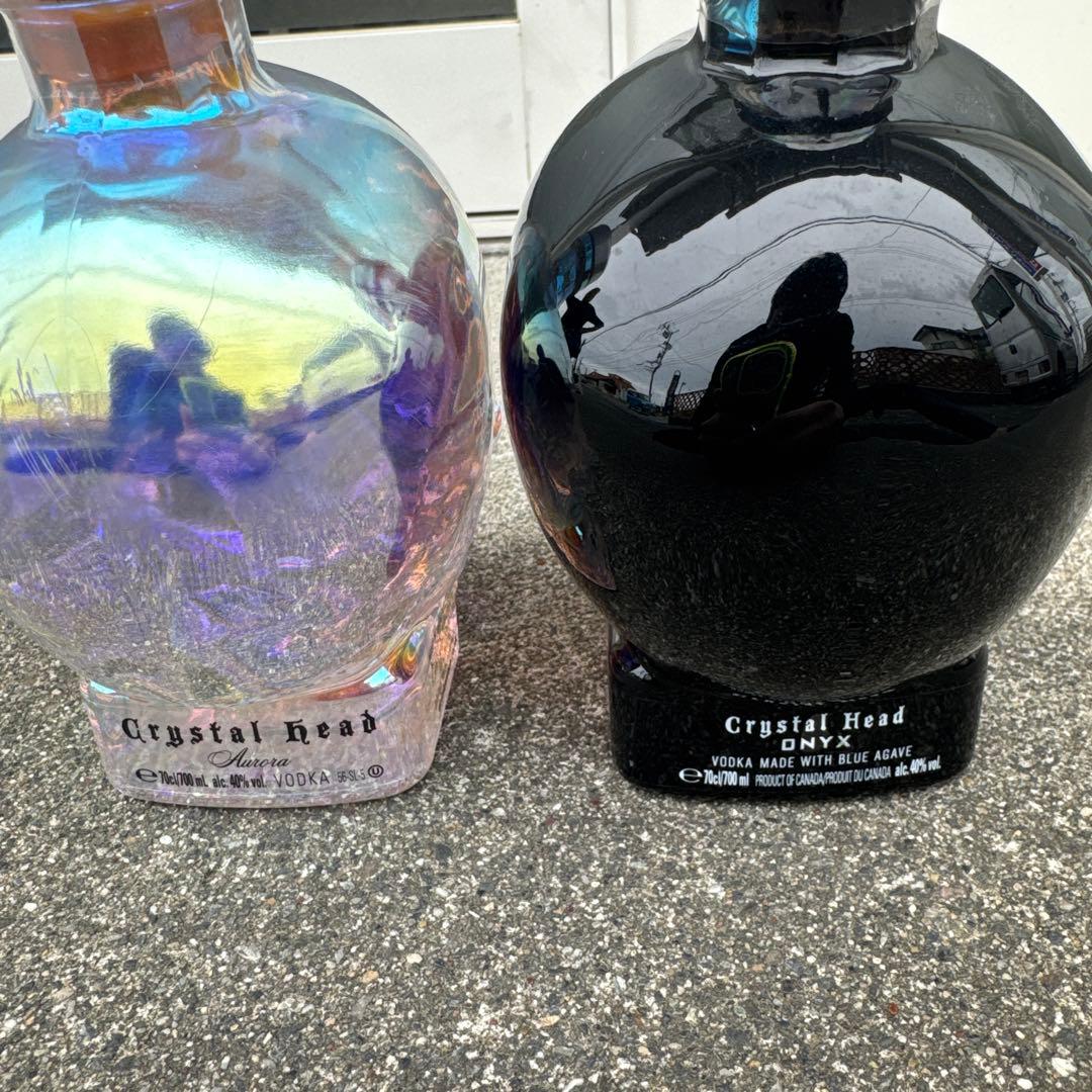 Crystal Head スカルボトル 2本セット