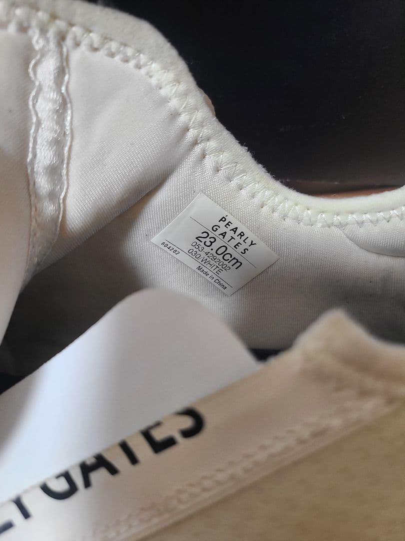 PEARLY GATES ホワイト スポーツシューズ