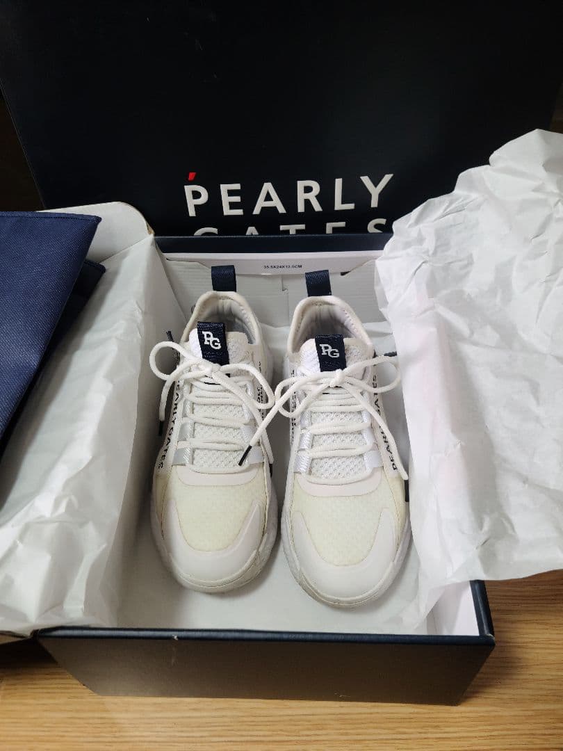 PEARLY GATES ホワイト スポーツシューズ