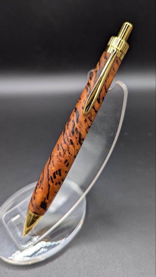 415ペン工房翌檜　超極上　屋久杉　泡瘤　木軸シャーペン　ボールペン