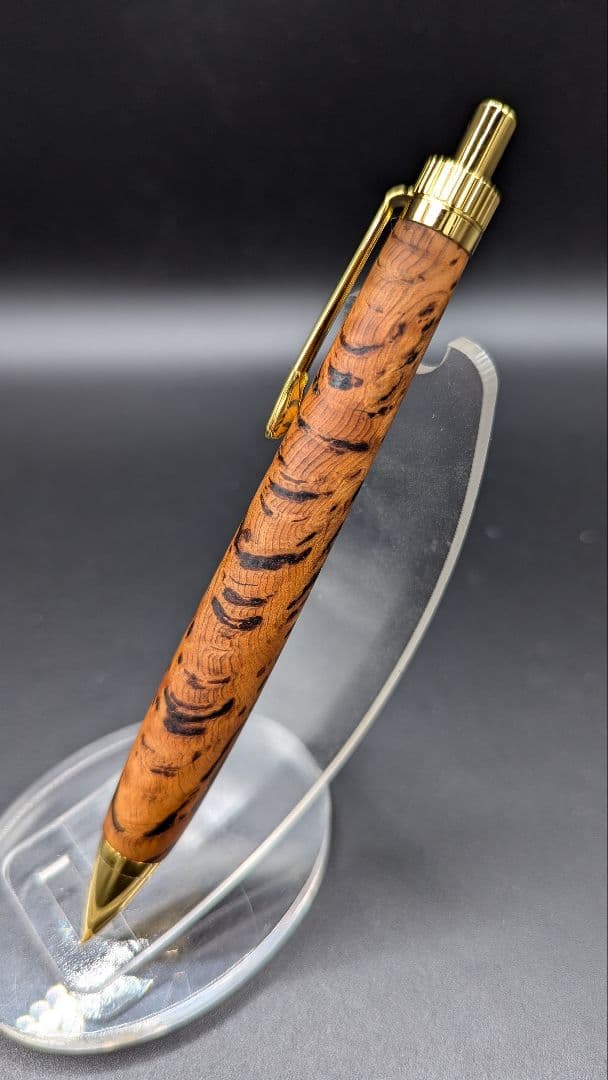415ペン工房翌檜　超極上　屋久杉　泡瘤　木軸シャーペン　ボールペン
