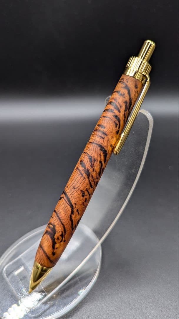 415ペン工房翌檜　超極上　屋久杉　泡瘤　木軸シャーペン　ボールペン