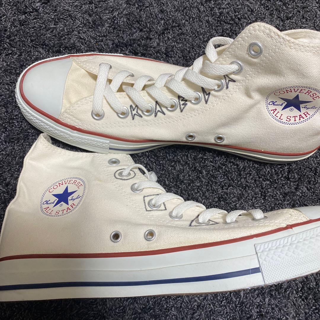 【超希少】木村カエラ 直筆イラスト入り オールスターHI 白 27.5