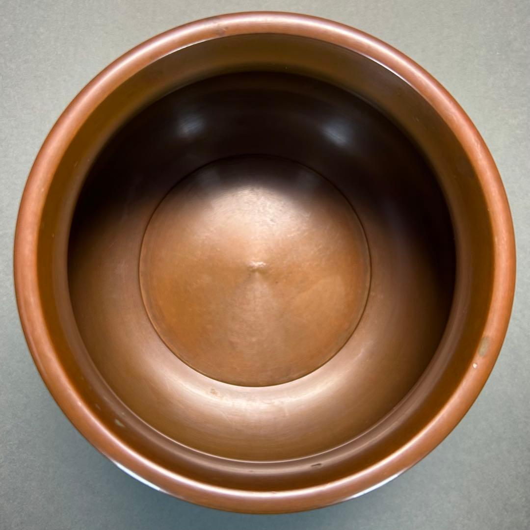 建水　えふご　『中村大禾　唐銅　建水』　義一　お茶道具　茶道　工芸品　共箱