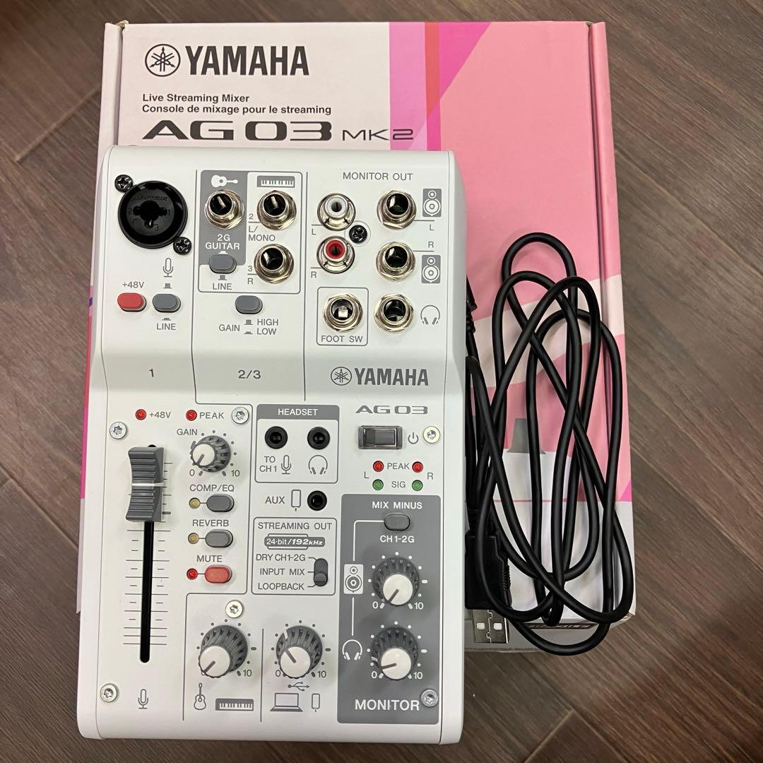 YAMAHA AG03 MK2 ミキサー 【6482258b】