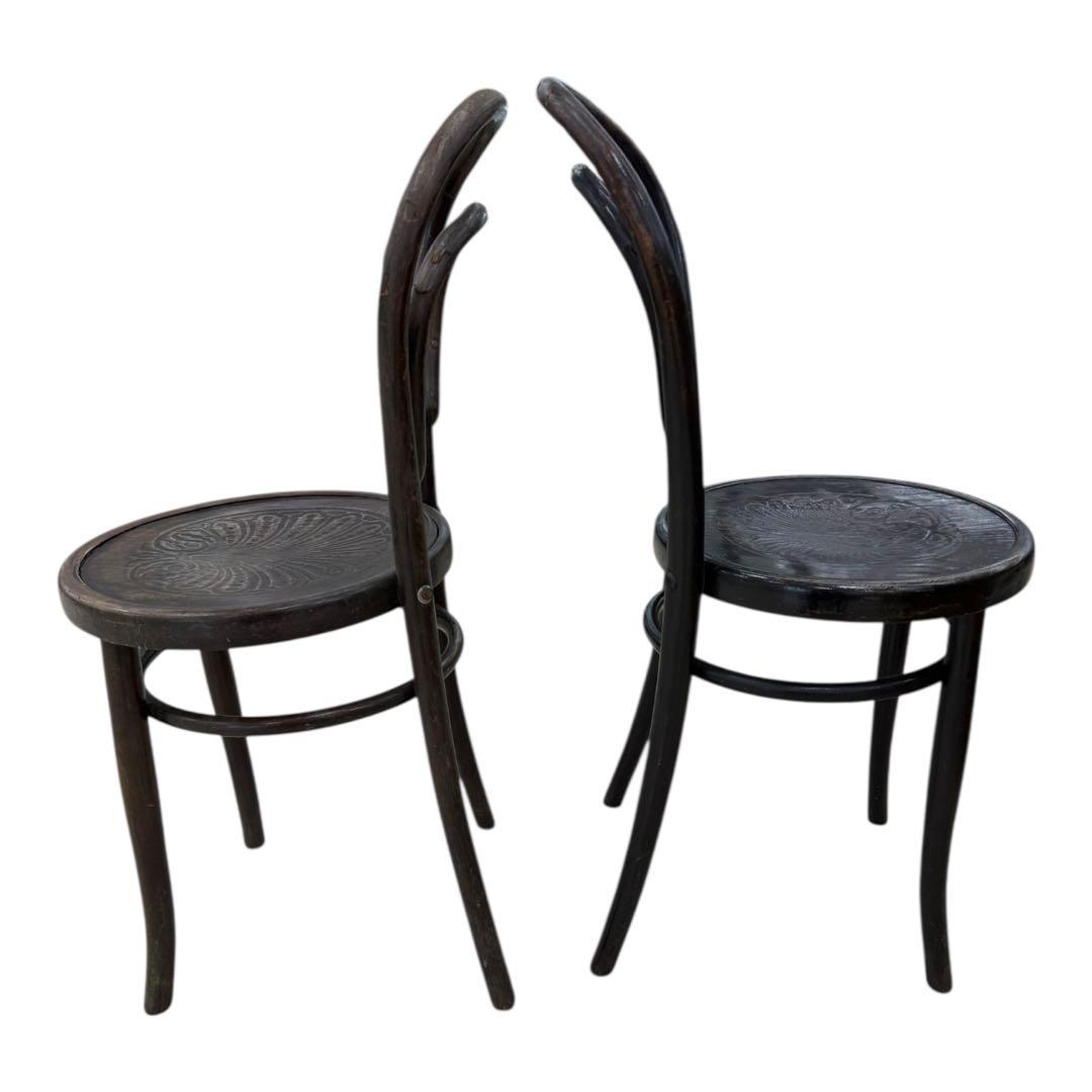 2脚　Jacob & Josef Kohn 風　ヴィンテージ ベントウッドチェア