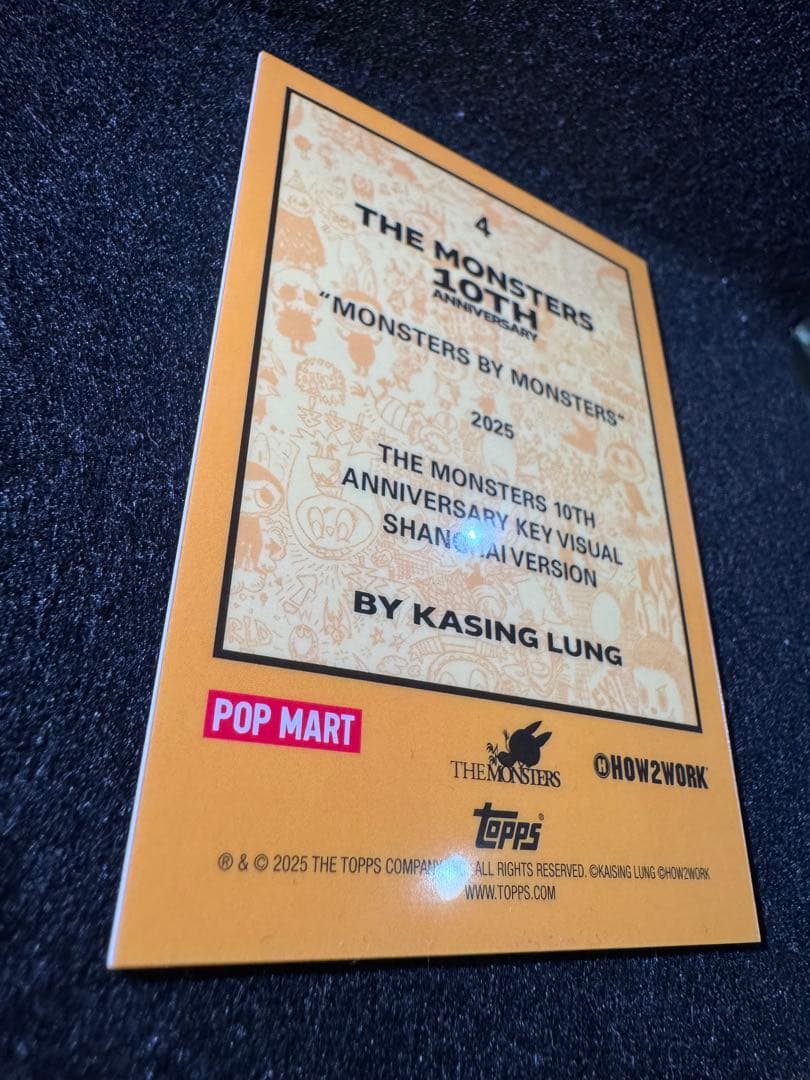 【早い者勝ち】Topps Labubu MONSTERS BY MONSTERS