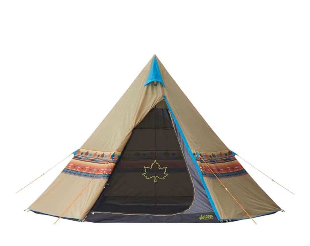 【美品】LOGOS ロゴス ナバホ Tepee300-BB ワンポールテント