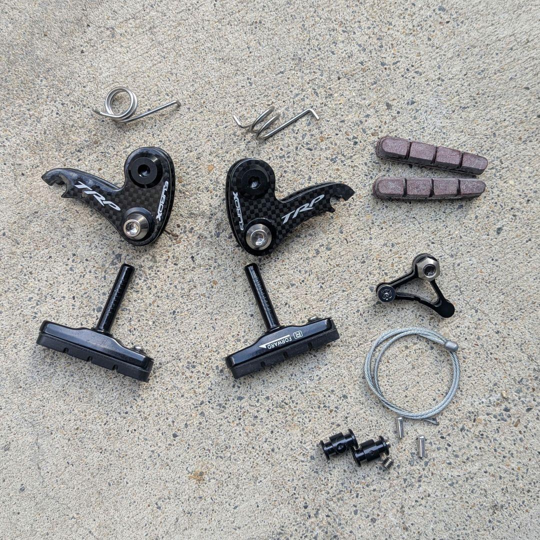 新品 軽量 TRP TRP EUROX CARBON カンチブレーキ