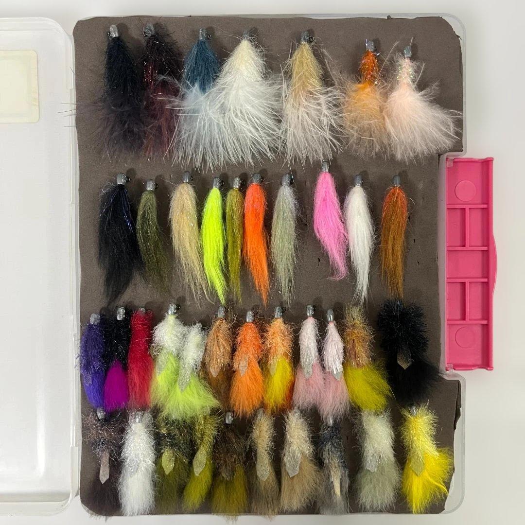 【迅速配送】ハートデザイン フェザールアー 0.5g 各種 39個 ケース付