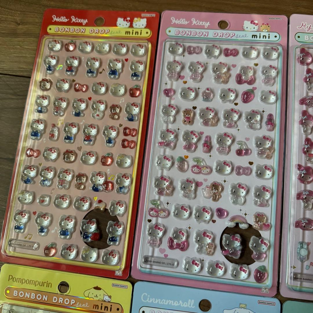 ボンボンドロップシール　サンリオミニ　mini 8種類
