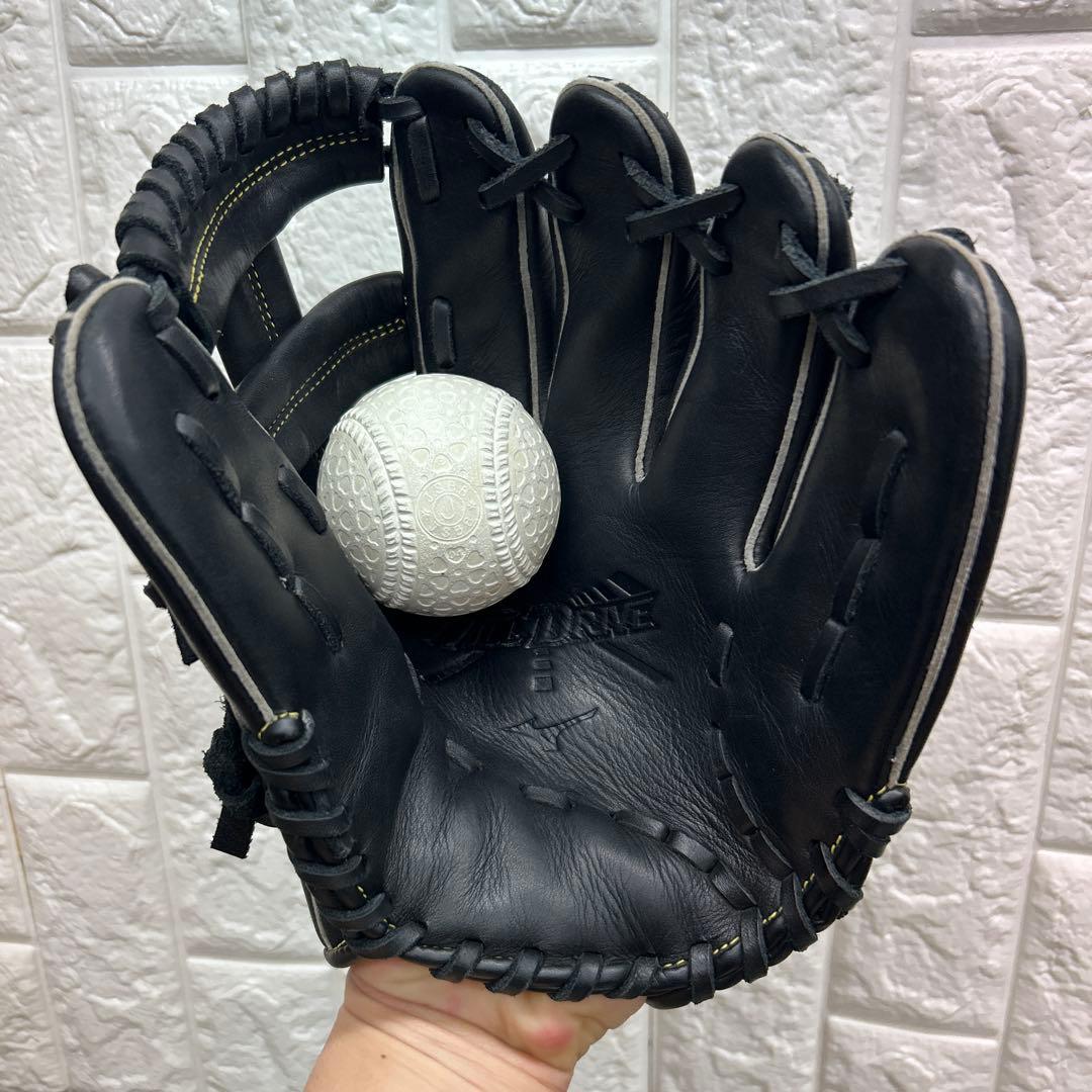 【美品】野球 グローブ 軟式 少年野球 ミズノ 内野手 外野手 ウィズドライブ