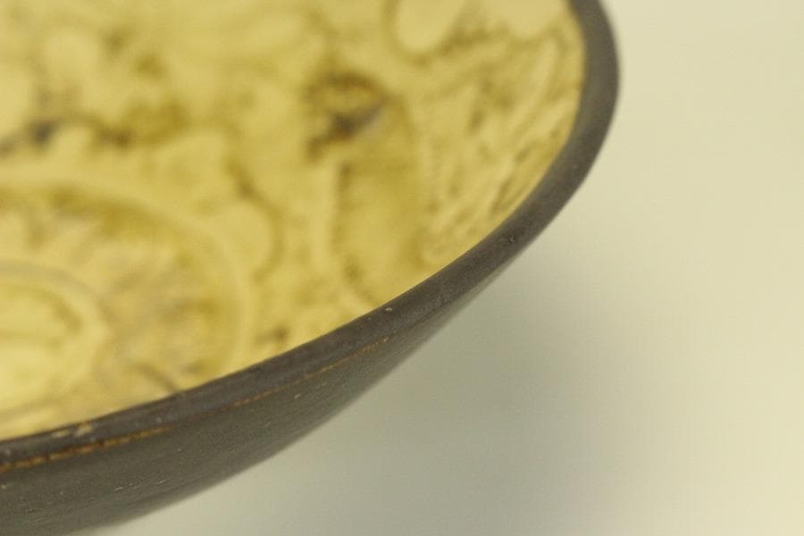 中国美術 蓮花魚紋 碗 古美術(LC998)