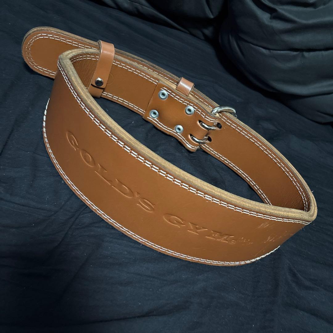 GOLD'S GYM プロレザー　トレーニングベルト Ｌサイズ