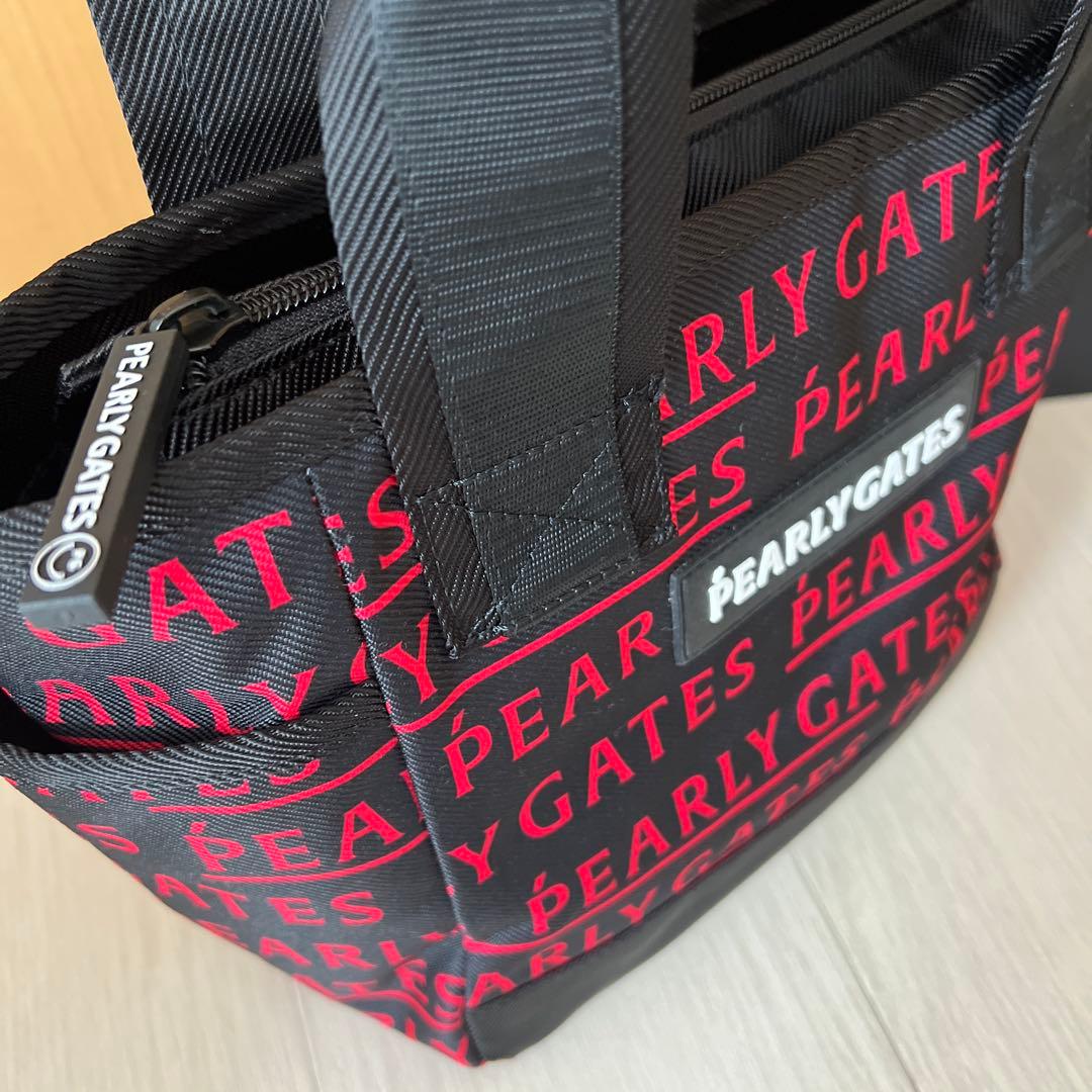 パーリーゲイツ　メゾンロゴ　カートバッグ