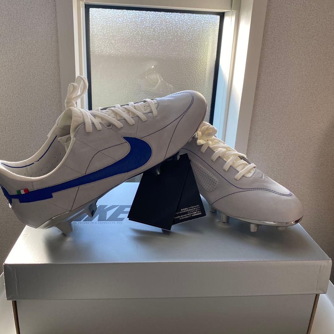 Nike サッカーシューズ ホワイト/ブルー