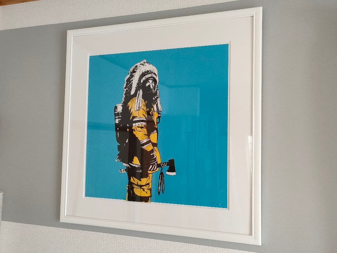 smileDOLK ドルク CHIEF シルクスクリーン アート