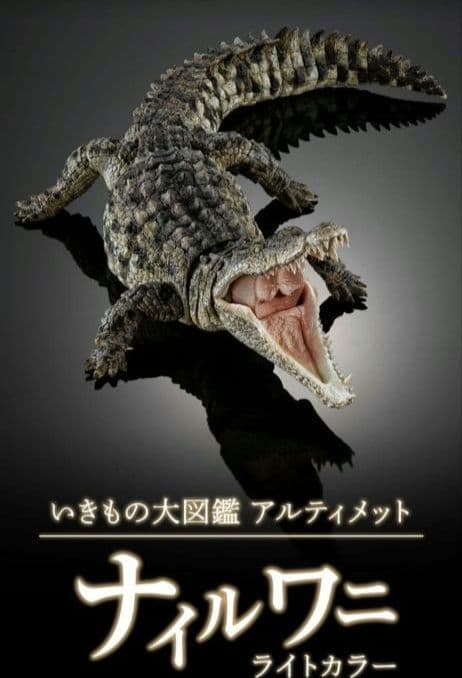 新品輸送箱未開封 いきもの大図鑑アルティメット ナイルワニ＆オオヨロイトカゲ