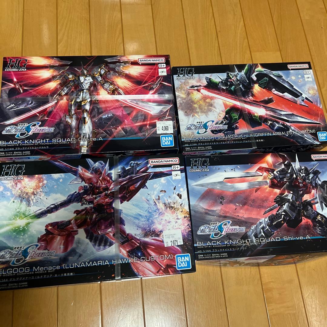 HG SEEDフリーダム　ガンプラ 4体セットカルラ　ルドラ　シヴァ　ゲルググ