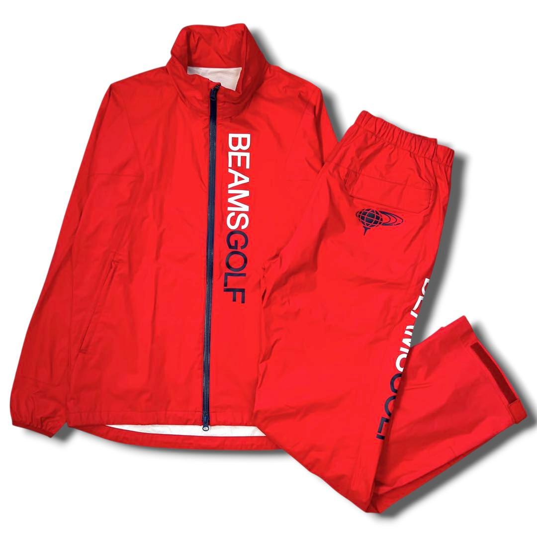 美品 BEAMS GOLF レイン オールコンディション 撥水 セットアップ