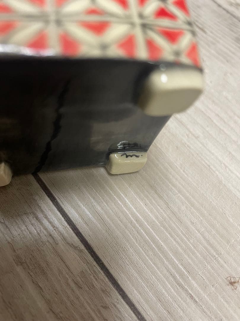 ナスミドリ　希少　陶箱　蓋物　値引き不可