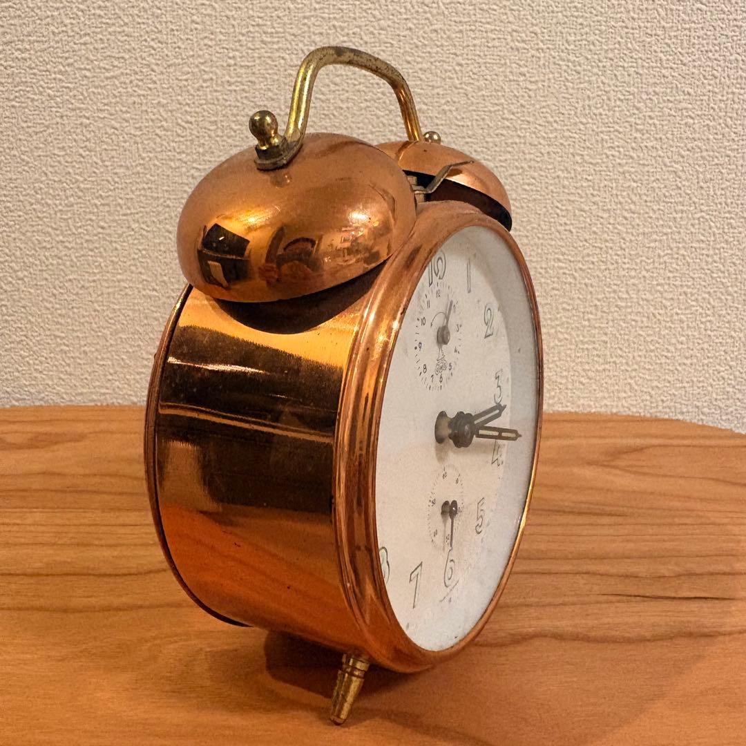 ドイツ製 UWS アンティーク目覚まし時計