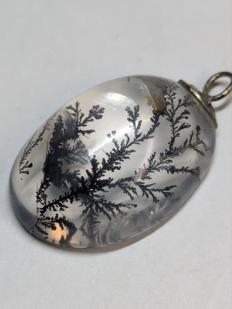 デンドリティッククォーツ 　ペンダントトップ　ビンテージ　デンドライト