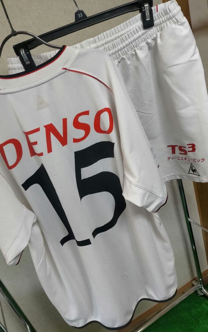 支給品！ルコック 名古屋グランパス 03-04アウェイ ユニフォームパンツセット