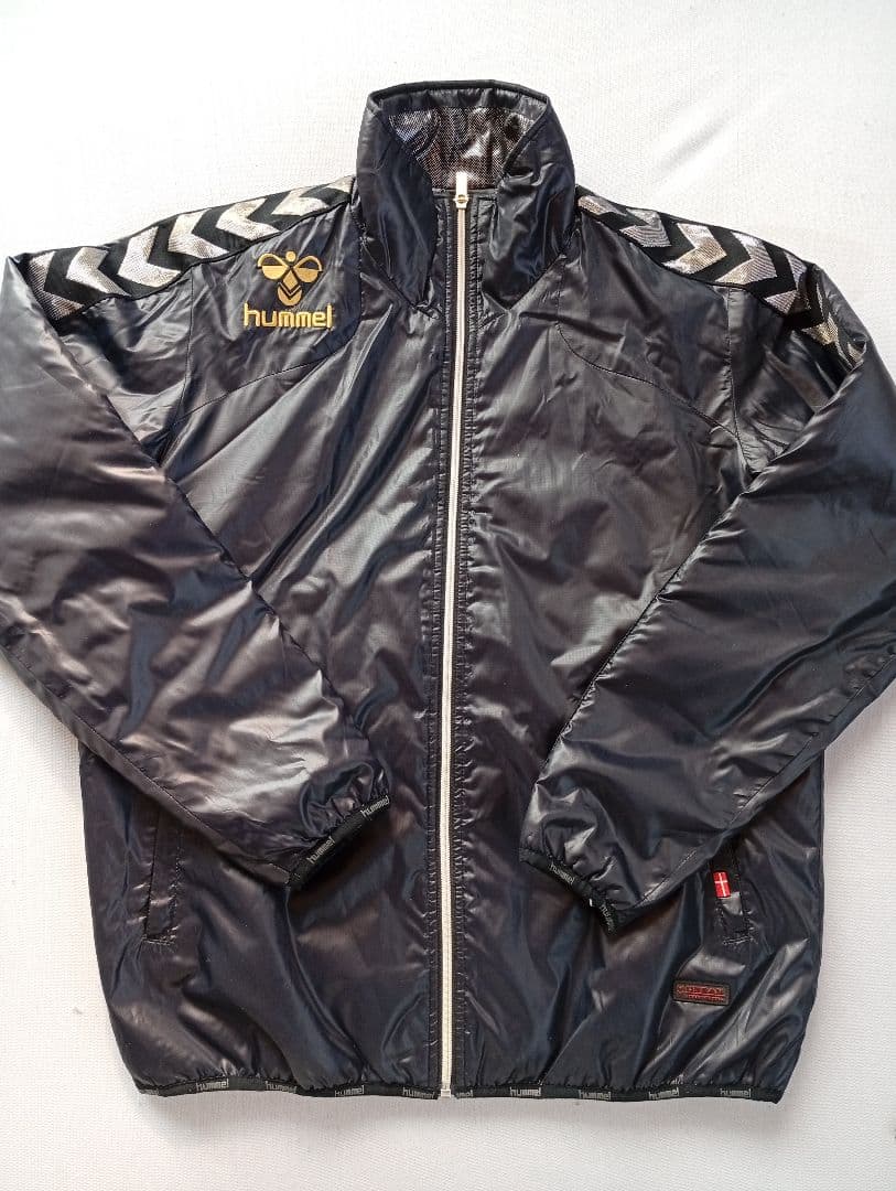 美品◆hummel ヒュンメル ウインドブレーカー 上下セット ナイロンジャージ