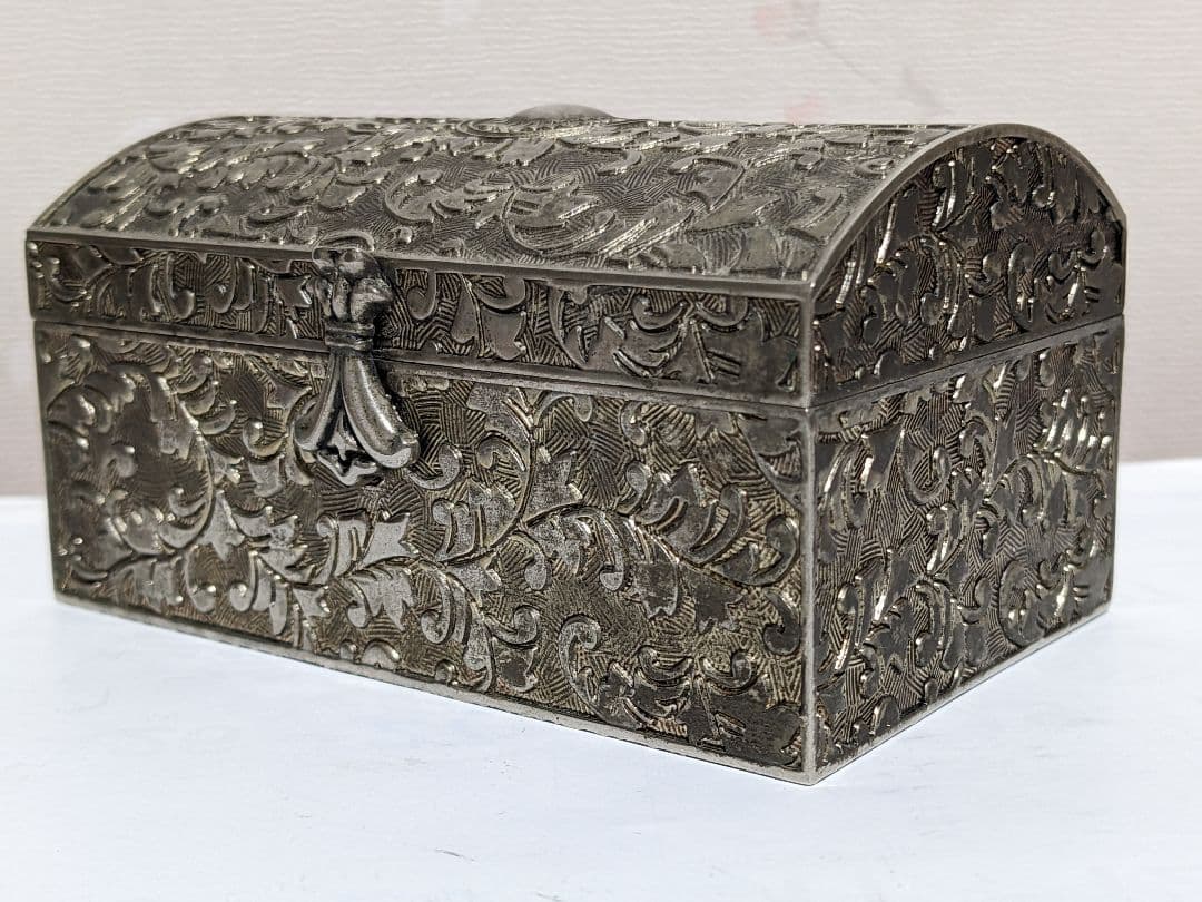 ♦イギリス ヴィンテージ 宝石箱 ジュエリーボックス アクセサリーケース 骨董品