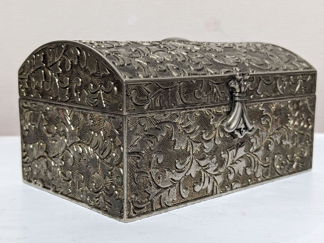 ♦イギリス ヴィンテージ 宝石箱 ジュエリーボックス アクセサリーケース 骨董品